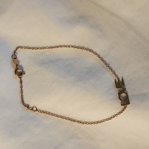 Maya Brenner LOVE bracelet